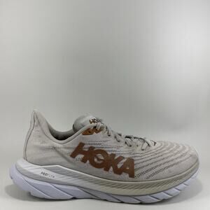 Hoka One One Men\'s White Copper Mach 5 Mesh Athletic Running Shoes Size 11.5D Hoka Mach 5 White/Flame, 1136677 WFM, Size | Mercari main image 3